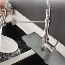 1pc/2pcs/3pcs Silicone Drain Mat, Kitchen Bathroom Faucet Anti-Splash Sink Drain Mat Filter - Multicolor - View 12