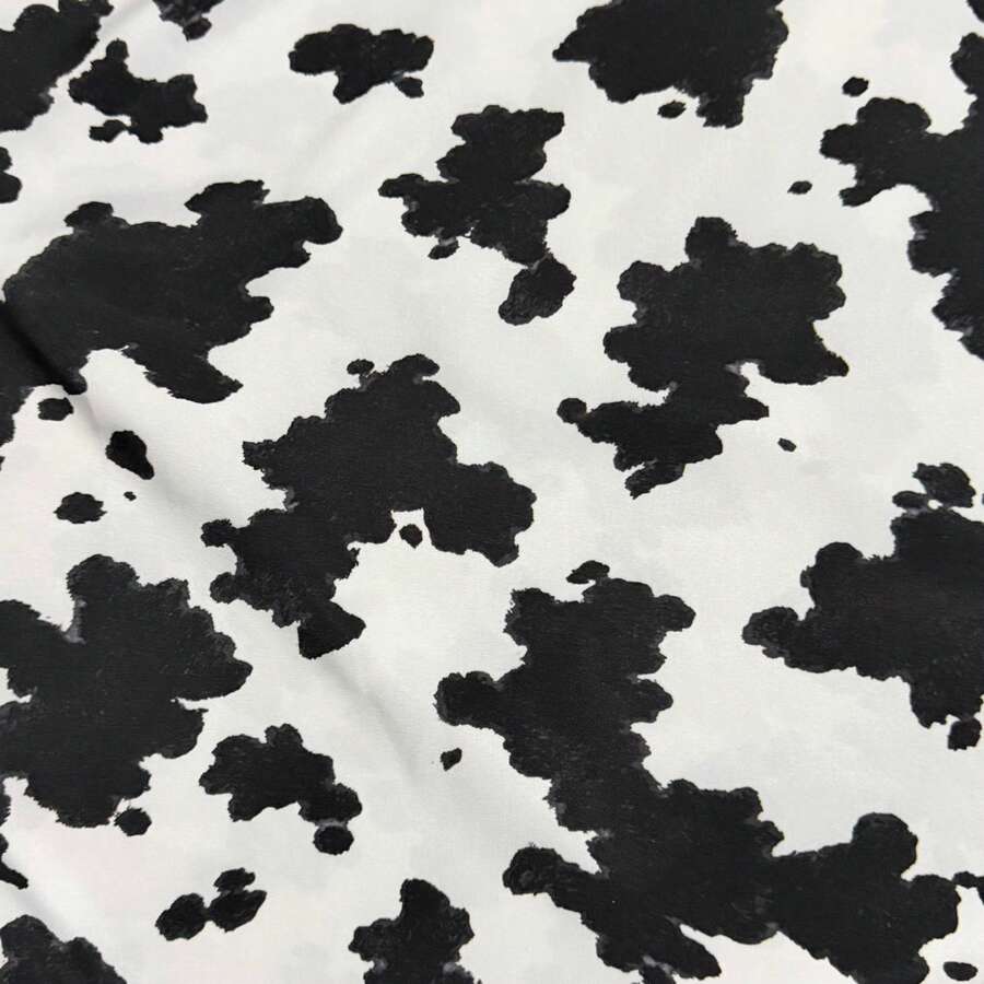 Printed Crepe Fabric 95% Polyester 5% Elastane - 6 - View 1