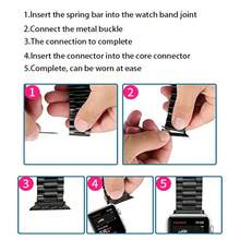 2pcs 20-22mm Width Adapter Bands Compatible With Apple Watch Bands, Fit For 49mm 46mm 45mm 44mm 42mm 41mm 40mm 38mm Ultra Series 11 10 9 SE 8 7 6 5 4 3 2 1 Smartwatch Accessories - 2 Connectors + 2 Spring Ears - View 10