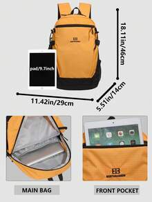 Sac à dos en nylon à carreaux pour femmes; Sac à dos de randonnée grande capacité, sac de voyage léger à poches multiples; Sac multifonctionnel de mode pour usage quotidien; Sac d'école minimaliste grande capacité; Pratique pour les étudiants, les infirmières, les enseignants, les gens d'affaires, les voyages de vacances, les voyages d'affaires, les trajets quotidiens, la randonnée, le camping, les courses, le bureau, les rendez-vous, la randonnée, l'entraînement, le travail, les cadeaux d'anniversaire, les cadeaux de fête, sac à dos - Multicolore - Voir 3