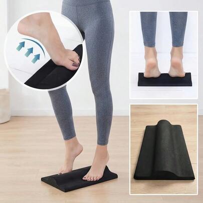 1 Pack rutschfeste Keilblöcke für tiefes Training, hochdichte Fersenheber für Yoga & Tanz, ergonomischer Bogen-Komfort & Zehen-Ausrichtungs-Trainer für Fitness