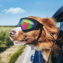 1Pc Pet Windproof Goggles, Adjustable UV Protection Dog Sunglasses For Small And Medium Dogs, Lightweight Pet Sports Glasses With Comfortable Strap, Eye Protection Goggles For Cycling, Hiking, Driving, Swimming, Walking And Outdoor Adventures - Multicolor - View 11