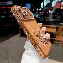 Tranh phác thảo cá nhân hóa, tranh vẽ tay, chân dung gia đình, cặp đôi, thú cưng, bạn bè, v.v. Hình ảnh: Khung ảnh đính đá lấp lánh màu cam hình ngôi sao, ốp lưng điện thoại trong suốt, quà tặng ngày lễ, tương thích với iPhone 17 Pro Max và 17 Air. - Nhiều màu - Xem 6