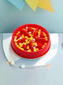 1个宠物慢食碗，狗碗，防噎食碗，猫碗，宠物碗，防溢，防滑，喂食碗 - 5片花瓣慢食碗 - 查看 9