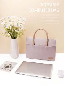 14-15.6 Inch Minimalist Business Laptop Bag, Suitable For Women, Commuting, Office, University Students - Multicolor - View 2