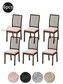 1 pieza/4 piezas/6 piezas Funda de taburete de terciopelo dorado, funda protectora lavable para asiento, adecuada para restaurante, hotel, hogar, funda antipolvo para taburete - Multicolor - Ver 20