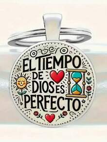 Este colgante presenta un diseño circular minimalista con un patrón de sol soleado y corazón, lo que lo convierte en un regalo ideal para cumpleaños, amigos, el Día de San Valentín o cualquier persona especial en tu vida. - Multicolor - Ver 2