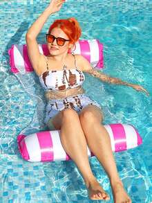 四合一充气游泳池漂浮垫，成人漂浮吊床，游泳池漂浮玩具，度假休闲娱乐配件 - 多款 - 查看 9