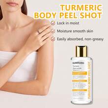 Tinh chất tẩy tế bào chết toàn thân SUMIFANG chiết xuất nghệ, axit glycolic và vitamin C, serum dưỡng ẩm làm sáng da, trị nám, 100ml - nghệ - Xem 5