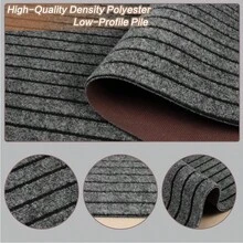 Multi-Functional Thick & Durable Carpet, Non-Slip Home Mat, Anti-Fatigue Anti-Oil Kitchen Mat, Soft & Durable Carpet, Waterproof Anti-Stain Area Rug, Oil-Proof Kitchen Carpet, All-Weather Indoor Outdoor Carpet - Grey - View 3