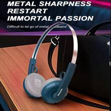PHILIPS Bluetooth Noise Cancelling Headphones With Microphone, Long Battery Life, Suitable For Smartphone Calls, Sports Running, Retro Street Style, Model TAH2000, Hearing Use Headphones, Noise Cancelling Headphones, Retro Style Headphones, Running Headphones, Sports Headphones, Open-Back Headphones, Modern Audio Device, Lightweight Headphones; Plastic Material, Type-C Interface Headphones, Commute Music Headphones - 查看 1