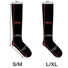 1/6 Pairs Sports Compression Socks, Elastic Long Solid Color Socks, Y2k, Cozy - Multicolor - View 8