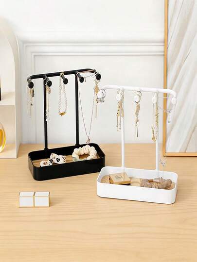 Schmuckorganizer Ständer, Multifunktions Halsketten Halter, Ring Aufbewahrungsbox, Schminktisch Dekoration, Uhr, Schlüssel Aufhänger, Zuhause Accessoires Ohrringe Ständer