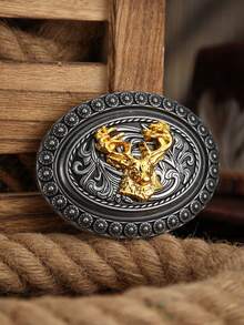 1个西部风格皮带扣，可定制动物图案 - BH898 - 查看 8