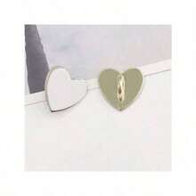 2 móc treo hình trái tim màu bạc, tiện lợi mang theo, có keo dính mặt sau chống rơi, thời trang và thanh lịch dùng cho dây đeo điện thoại. - Nhiều màu - Xem 3