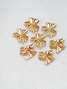 7pcs/Pack Metal 3D Floral Buttons, Handmade Sewing Accessories For Sweaters, Coats, Jackets, Shirts, Suits, Scarves, Shoes, Hats DIY - Multicolor - View 11