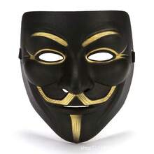 Themed Matte Thick V Mask, Thick V Face Funny Cosplay Prop - Multicolor - View 6