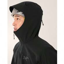 Arc'teryx Gamma MX  Versatile Softshell Hooded Jacket For Men Women, Lightweight Windproof Water-Resistant Outdoor Commute Coat - Black - View 6