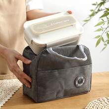1 pieza Caja bento a prueba de fugas con utensilios, microondas, diseño de 3 compartimentos, fiambrera para exteriores, recipiente de comida dividido con tapa de cierre , adecuado para la escuela, el trabajo y las comidas al aire libre, esencial para volver a la escuela - Multicolor - Ver 8