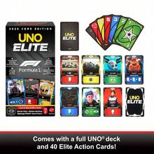 Mattel UNO F1/Minecraft/Hot Wheels/Super Mario/Lord Of The Rings/Happy Card Game, Trò chơi bài cổ điển phù hợp cho trẻ em, tụ họp gia đình, du lịch và cắm trại, bài in hình ảnh thế giới đua xe F1 - Nhiều màu - Xem 18