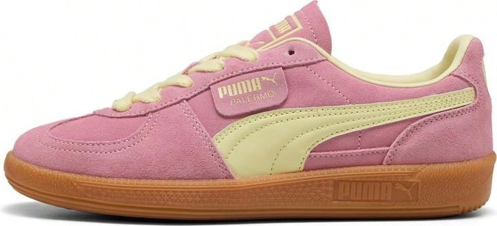 Puma Palermo WNS 女款运动鞋 吸汗透气保暖百搭标志纯色弹性好易洗速干运动户外跑步日常上学粉色 397643-64 - 粉紅色 - 查看 1