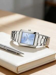 GUESS Bonnie GW0876L1 女士银色不锈钢镶钻石英表 - 銀色 - 查看 2