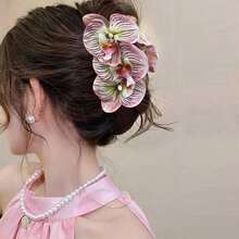 1pc Gradient Flower Hair Claw Clip, Sweet Bohemian Hair Clip, Suitable For Women - A - 查看 5