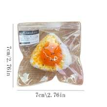 1 món đồ chơi bóp mềm hình tam giác nhân lòng đỏ trứng muối, giúp giảm căng thẳng và có độ đàn hồi chậm, thích hợp dùng ở văn phòng, nhà cửa hoặc làm quà tặng cho bạn bè. - Nhiều màu - Xem 5