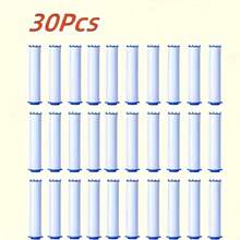 10/20/30pcs Shower Head Replacement Filter Cartridges - Rectangular, Full Coverage, Bathroom Essential (Length 8cm, Please Check Size Before Ordering) - White - View 11
