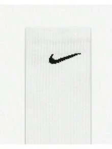 Nike Dri Fit 6 件装中高帮 - 白色 - 查看 2