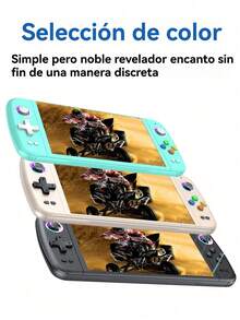 1 pieza Consola de juegos portátil de pantalla grande 3D HD de 7 pulgadas, con 20,000 juegos clásicos retro incorporados, 30 emuladores de PS1/MAME, soporte multilingüe, conexión a TV, equipada con joystick arcade iluminado de PSP - Multicolor - Ver 9