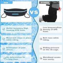 Hikeen Swim Belt For Adults/Kids,Water Aerobics Equipment With Fixing Straps And Zipped Pocket,Adults Pool Exercise Equipment For Pool Exercises And Workouts - Black-plus Size - View 3