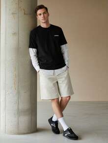 HOBIBEAR Giày thể thao đế dày phong cách retro 2026 dành cho nam, giày thể thao buộc dây thường ngày, kiểu dáng đường phố đa năng phù hợp cho mọi mùa. - màu đen - Xem 2