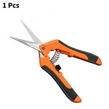 AIRAJ 7-Inch Precision Trimming Scissors - Stainless Steel, Multi-Purpose Gardening Shears Suitable For Orchards, Bonsai With Comfortable Grip - A - View 15
