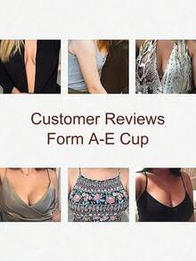 1/10片装一次性无纺布乳贴，黑色葫芦形无纺布乳贴 | 无肩带，自粘式，亲肤，隐形，舒适，防下垂，防走光 - 多色 - 查看 9