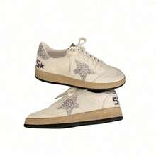 2026 Edition Genuine Cowhide Leather Small Dirty Star Shoes White Shoes Retro Sports Casual Shoes Retro Shoes Retro Sports Shoes Retro Shoes Retro Sports Shoes Matching Casual Sports Shoes Retro Shoes Casual Sports Shoes Retro Sports Shoes Retro Sports Shoes Sports Shoes. - 銀星 - 查看 4