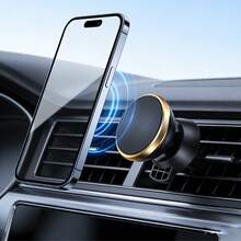 Giá đỡ điện thoại từ tính gắn khe gió ô tô, kẹp chắc chắn, chống rung, ổn định khi lái xe, điều chỉnh góc 360 độ, dễ dàng lắp đặt, tương thích với mọi loại xe. - A - Xem 4