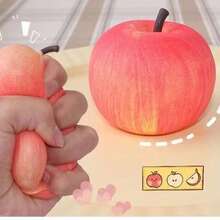 Realistic Raspberry Tart Soft Squishy Toy, Very Soft And Elastic With Slow Rebound Design, Provides Endless Satisfaction When Squeezed. Unique Finger-Sucking Effect Adds Extra Fun, Can Also Be Used As Cute Desktop Decor. Whether At Work Or Home, It Is An Essential Stress Relief Tool And An Excellent Gift For Sensory Toy Enthusiasts. - Multicolor - View 10