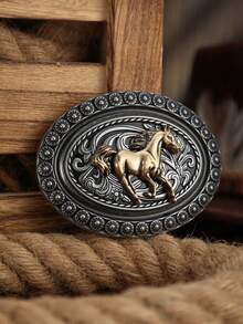 1个西部风格皮带扣，可定制动物图案 - BH898 - 查看 9