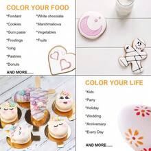 Decorative Color Edible Marker Pen, Ink Pen For Cake, Cookie And Dessert Drawing, Baking Art Decorating Supplies - View 4