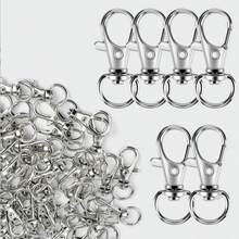 5/10/15/20/50/100 chiếc móc khóa xoay, dùng để tự làm dây đeo, mặt dây chuyền, móc khóa trang sức, phụ kiện túi xách. - móc khóa - Xem 1