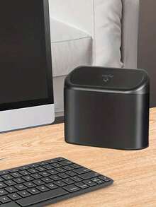 1pc Mini Car Trash Can With Lid, Waterproof Leak-Proof, Includes 15pcs Random Color Garbage Bags, Convenient Hygienic Car Accessory, Door-Mounted Storage Box, Car Storage Container, Car Side Door Hanging Storage Box, Mini Creative Car Trash Can, Hanging Car Trash Can, Can Be Hung On Car Door For Storage And Organization - Multicolor - View 6