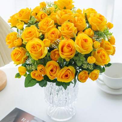 1 Bó hoa hồng nhân tạo, quà tặng Ngày Valentine, trang trí đám cưới, nguyên liệu tự làm vòng hoa, phụ kiện hoa cầm tay cô dâu, trang trí xe cưới, trang trí cổng vòm, nhà cửa, nhà hàng, phòng ngủ, trang trí bình hoa, vật liệu trang trí tiệc sinh nhật, quà tặng năm mới, Ngày Valentine, quà tốt nghiệp.