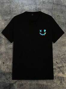 Dam-T-shirts - Svart - Visa 6