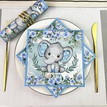30pcs 13 * 13 Inch Cartoon Animal Themed Disposable Decorative Napkins, Including 15 Different Cartoon Animal Themed Designs, 2 Sheets Of Each Design, For A Total Of 30 Sheets. - View 7