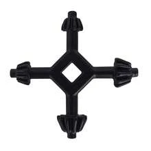 Bộ dụng cụ đa năng 4 trong 1 gồm: chìa khóa máy khoan điện, cờ lê đầu kẹp mũi khoan, cờ lê lục giác có cần siết, thích hợp cho việc sửa chữa nhà cửa. - cờ lê mâm cặp máy khoan - Xem 7