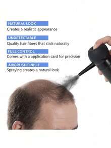 Fiber Powder Sprayer - Professional Fiber Powder Spray Nozzle Tool, Easy-To-Use Fiber Powder Spray Pump, Portable Fiber Powder Spray Nozzle, Unisex - Multicolor - View 9