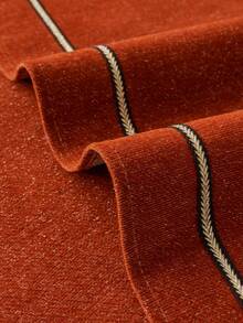 1 Peça Capa de Almofada de Sofá de Chenille Confortável, Protetor de Assento de Sofá Moderno Minimalista Antiderrapante para Todas as Estações, À Prova de Poeira e Lavável, Macio e Resistente a Desbotamento, Adequado para Animais de Estimação, Adequado para Quarto, Escritório, Sala de Estar, Sofá em L e Sofá de 1/2/3/4 Lugares - Laranja Queimado - Visão 10