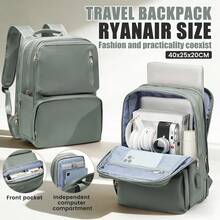 Large Capacity Laptop Backpack, Fashionable Waterproof Business Travel Backpack With Multiple Pockets, Suitable For Work, School, Commute And Leisure - Multicolor - View 13