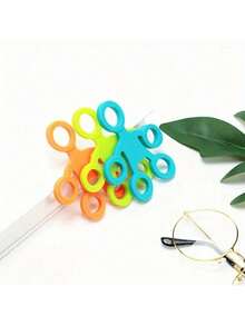1pc Silicone Hand Grip Strengthener, Stress Relief Toy, Sensory Fidget Toy Designed For ADHD & Concentration Issues, Level B-3, Pressure Relief - Multicolor - View 10